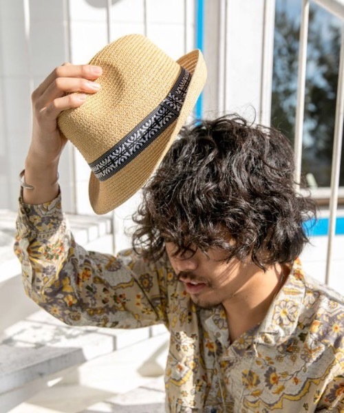 チャイハネ（チャイハネ）の「【チャイハネ】セブハット（ハット・メンズ・ネイビー/ブラウン/ナチュラル・FREE）」の10枚目の写真