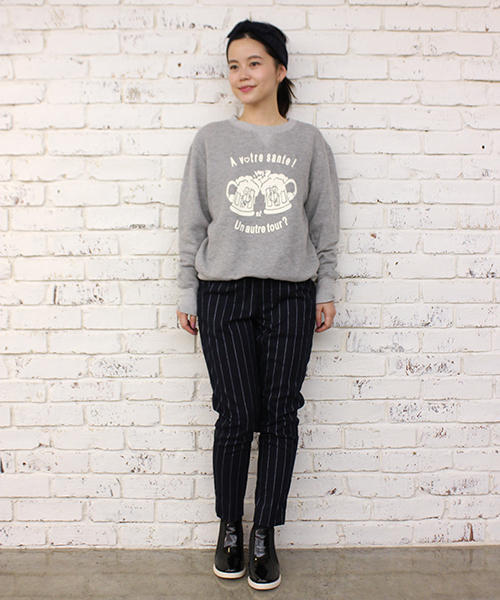 mystic（ミスティック）の「ストライプテーパードパンツ（その他パンツ・レディース・グレー/ブラック/ネイビー・ﾌﾘ-）」の13枚目の写真