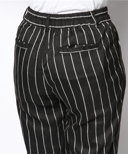 mystic（ミスティック）の「ストライプテーパードパンツ（その他パンツ・レディース・グレー/ブラック/ネイビー・ﾌﾘ-）」の7枚目の写真