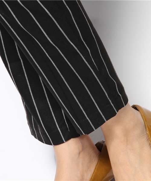 mystic（ミスティック）の「ストライプテーパードパンツ（その他パンツ・レディース・グレー/ブラック/ネイビー・ﾌﾘ-）」の9枚目の写真