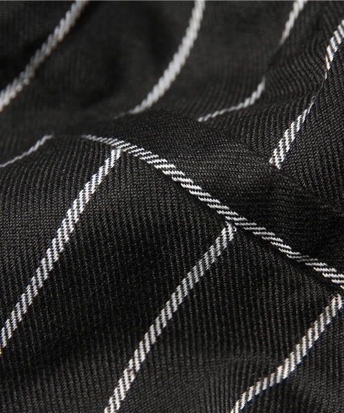 mystic（ミスティック）の「ストライプテーパードパンツ（その他パンツ・レディース・グレー/ブラック/ネイビー・ﾌﾘ-）」の11枚目の写真