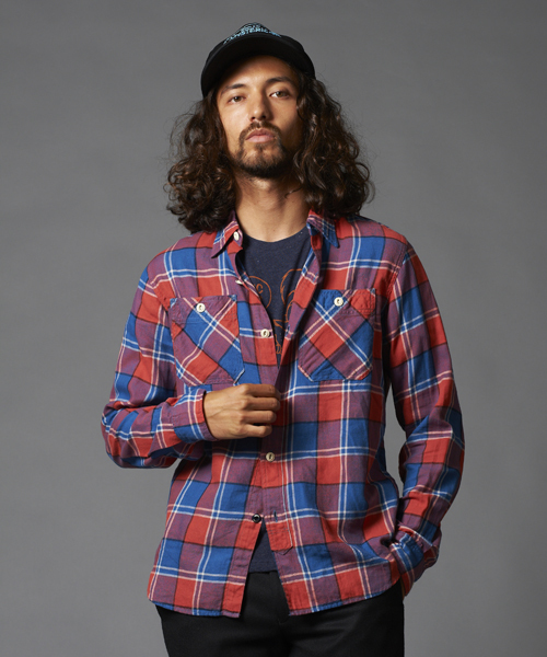 HYSTERIC GLAMOUR（ヒステリックグラマー）の「長袖ワークSH（シャツ/ブラウス・メンズ・イエロー系その他/ピンク系その他/グリーン系その他・MEDIUM/LARGE/SMALL）」の3枚目の写真