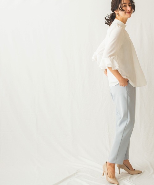 NARACAMICIE（ナラカミーチェ）の「ハイウエストテーパードパンツ（その他パンツ・レディース・ブラック/ブルー・LARGE/MEDIUM/SMALL）」の7枚目の写真