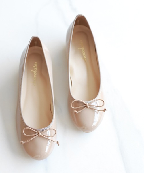 chocolates（チョコラテス）の「ラウンドバレエシューズ【日本製】（バレエシューズ・レディース・パイソン/ブラック系その他2/シルバー系その他/ブラック系その他/ネイビー/ブラック/レッド/マスタード/レオパード/シルバー/グレー/グリーン/ライトベージュ/ホワイト系・25cm/24cm/24.5cm/22.5cm/23cm/22cm/23.5cm）」の18枚目の写真