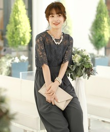 ワイドパンツ フォーマル ロング丈&結婚式 シフォン オールインワン ドレス オケージョンドレス パーティー パンツドレス お呼ばれ 七五三 ママ お宮参り 学校行事 二次会 成人式