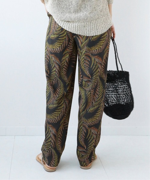 JOURNAL STANDARD relume リーフプリントイージーパンツ JOURNAL STANDARD relumeラインリーフプリントイージーパンツ