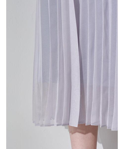 YECCA VECCA（イェッカヴェッカ）の「3wayシアーセットキャミワンピース　＊（ワンピース・レディース・ミント/ライトグレー/ブラック・FREE）」の20枚目の写真