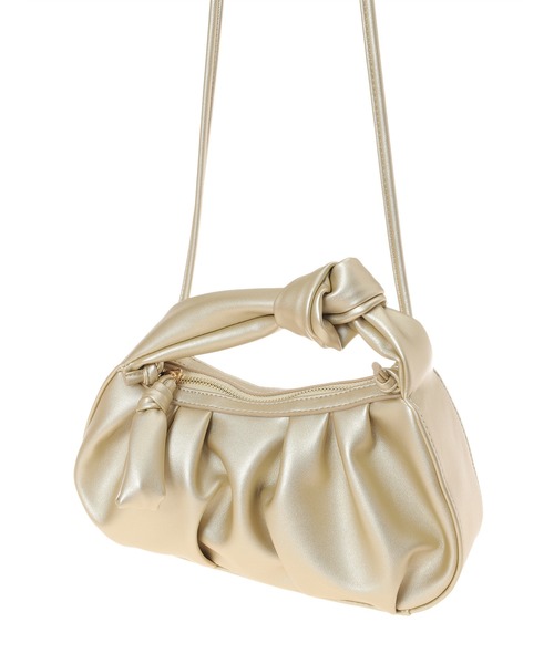 fifth（フィフス）の「ギャザーカラーハンドバッグ（ハンドバッグ・レディース・シルバー/ゴールド/グリーン・FREE）」の11枚目の写真