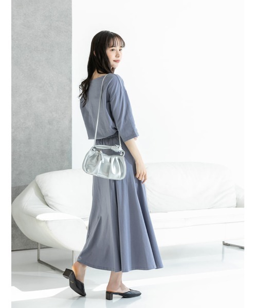 fifth（フィフス）の「ギャザーカラーハンドバッグ（ハンドバッグ・レディース・シルバー/ゴールド/グリーン・FREE）」の6枚目の写真