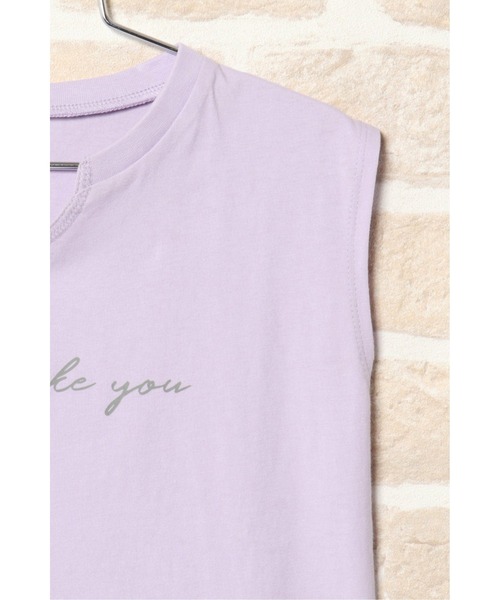 ikka（イッカ）の「【キッズ】【吸水速乾】キーネックＴ（120~160cm）（Tシャツ/カットソー・キッズ・ベージュ/パープル・140/130/160/120/150）」の7枚目の写真