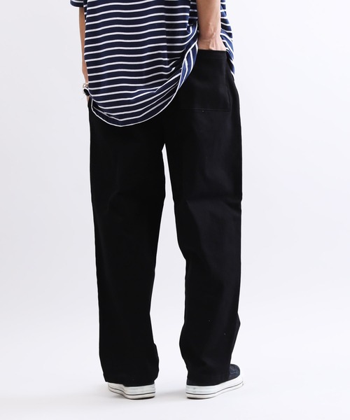 Lulu ＆ Arnie（るるあんどあーにー）の「ルーズテーパード ワイド バギー パンツ（その他パンツ・メンズ・ホワイト/ブラック・MEDIUM/LARGE）」の15枚目の写真