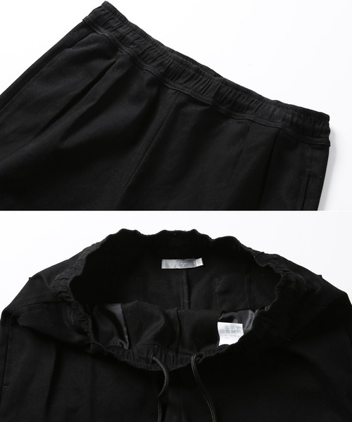 Lulu ＆ Arnie（るるあんどあーにー）の「ルーズテーパード ワイド バギー パンツ（その他パンツ・メンズ・ホワイト/ブラック・MEDIUM/LARGE）」の13枚目の写真