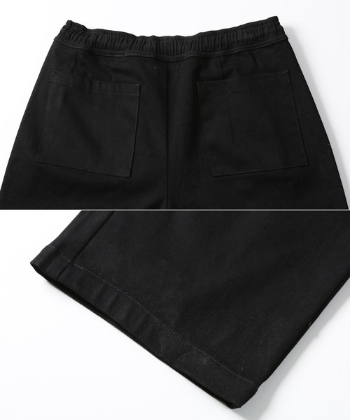 Lulu ＆ Arnie（るるあんどあーにー）の「ルーズテーパード ワイド バギー パンツ（その他パンツ・メンズ・ホワイト/ブラック・MEDIUM/LARGE）」の10枚目の写真