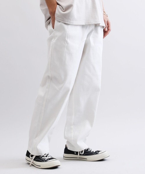 Lulu ＆ Arnie（るるあんどあーにー）の「ルーズテーパード ワイド バギー パンツ（その他パンツ・メンズ・ホワイト/ブラック・MEDIUM/LARGE）」の18枚目の写真