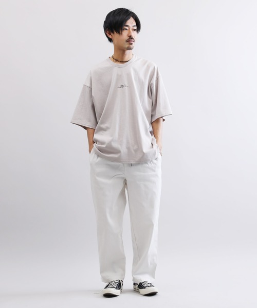 Lulu ＆ Arnie（るるあんどあーにー）の「ルーズテーパード ワイド バギー パンツ（その他パンツ・メンズ・ホワイト/ブラック・MEDIUM/LARGE）」の22枚目の写真