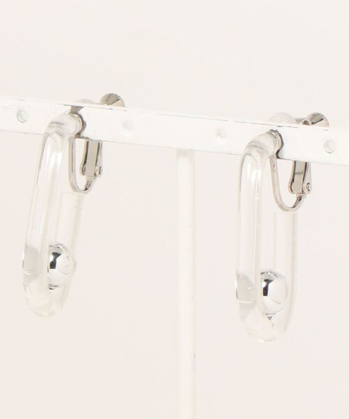 Ein（アイン）の「【Ein】クリアデザインイヤリングB（イヤリング・レディース・シルバー系その他/ゴールド系その他/シルバー系その他2/シルバー系その他3/ゴールド系その他2/ゴールド系その他3・FREE）」の2枚目の写真