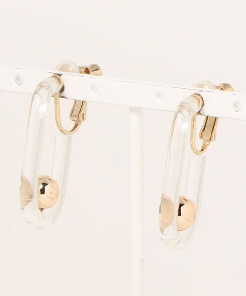 Ein（アイン）の「【Ein】クリアデザインイヤリングB（イヤリング・レディース・シルバー系その他/ゴールド系その他/シルバー系その他2/シルバー系その他3/ゴールド系その他2/ゴールド系その他3・FREE）」の5枚目の写真