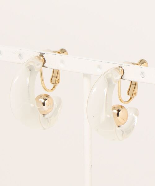 Ein（アイン）の「【Ein】クリアデザインイヤリングB（イヤリング・レディース・シルバー系その他/ゴールド系その他/シルバー系その他2/シルバー系その他3/ゴールド系その他2/ゴールド系その他3・FREE）」の6枚目の写真