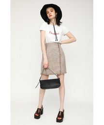 SLY | LINEN TWEED MINI SK/リネンツイードミニスカート(スカート)