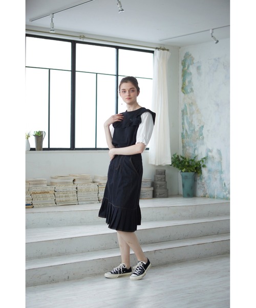 Hamble by Par Avion(ハンブルバイパラビオン)の「刺繍リブ重ねトップス(その他トップス・レディース・ブラック/ベージュ・ONESIZE)」の12枚目の写真