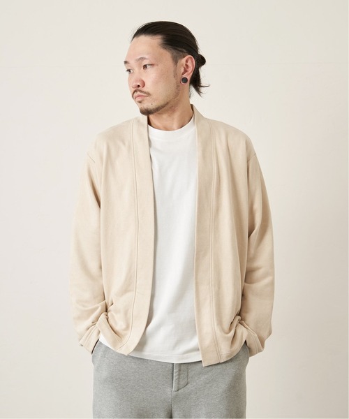 PARIS SAINT-GERMAIN(パリサンジェルマン)の「【Paris Saint-Germain】フェイクスウェード ボタンレス カーディガン(カーディガン/ボレロ・メンズ・ホワイト/ブラック/ベージュ・LARGE/MEDIUM/SMALL)」の11枚目の写真