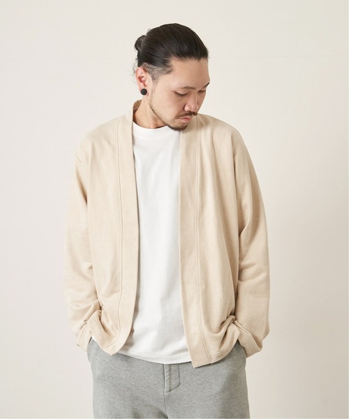 PARIS SAINT-GERMAIN(パリサンジェルマン)の「【Paris Saint-Germain】フェイクスウェード ボタンレス カーディガン(カーディガン/ボレロ・メンズ・ホワイト/ブラック/ベージュ・LARGE/MEDIUM/SMALL)」の12枚目の写真