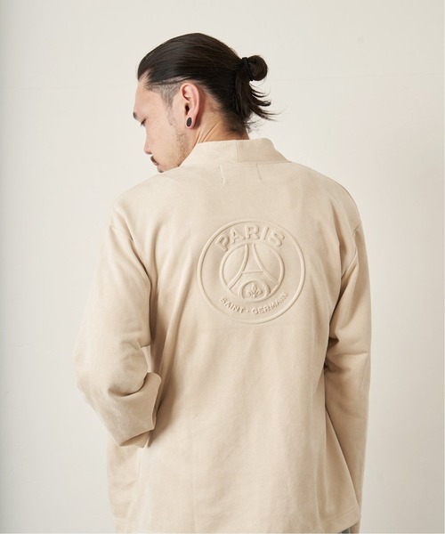 PARIS SAINT-GERMAIN(パリサンジェルマン)の「【Paris Saint-Germain】フェイクスウェード ボタンレス カーディガン(カーディガン/ボレロ・メンズ・ホワイト/ブラック/ベージュ・LARGE/MEDIUM/SMALL)」の15枚目の写真