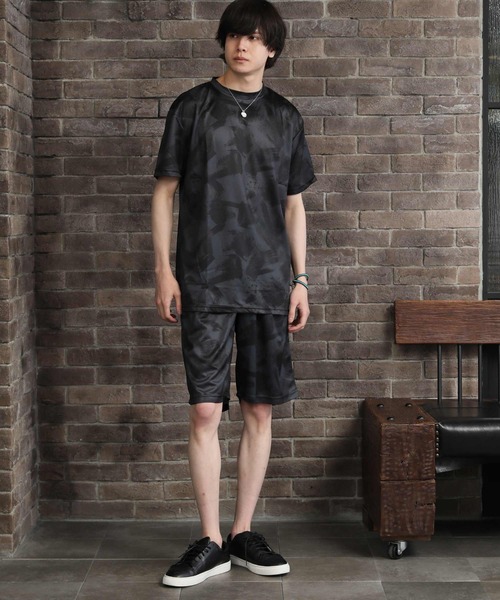 ARCADE(アーケード)の「吸水速乾 ドライ Tシャツ(Tシャツ/カットソー・メンズ・グレー/チャコールグレー/ネイビー/ブラック/ネイビー系/ワイン・L/M/LL)」の14枚目の写真