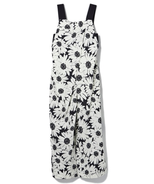 DRWCYS(ドロシーズ)の「フラワープリントバックリボンコンビネゾン(サロペット/オーバーオール・レディース・ブラック/ブラウン/レッド・SMALL/MEDIUM)」の2枚目の写真