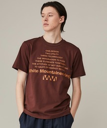 【White Mountaineering】BIG W LOGO PRINTED T-SHIRT