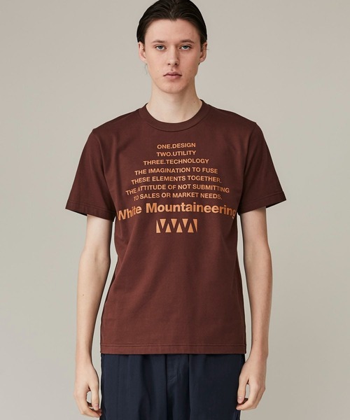 WHITE MOUNTAINEERING（ホワイトマウンテニアリング）の「【White Mountaineering】BIG W LOGO PRINTED T-SHIRT（Tシャツ/カットソー・メンズ・ホワイト/ネイビー/ブラウン/ブラック・1/3/0/2/4）」の11枚目の写真