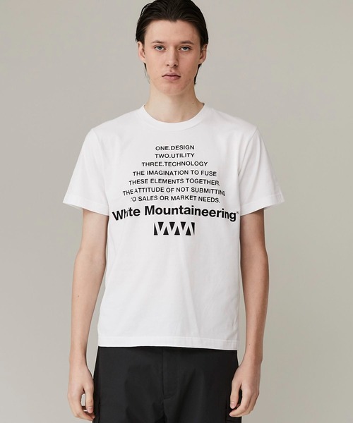 WHITE MOUNTAINEERING（ホワイトマウンテニアリング）の「【White Mountaineering】BIG W LOGO PRINTED T-SHIRT（Tシャツ/カットソー・メンズ・ホワイト/ネイビー/ブラウン/ブラック・1/3/0/2/4）」の12枚目の写真