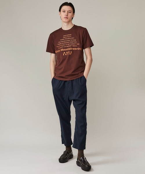 WHITE MOUNTAINEERING（ホワイトマウンテニアリング）の「【White Mountaineering】BIG W LOGO PRINTED T-SHIRT（Tシャツ/カットソー・メンズ・ホワイト/ネイビー/ブラウン/ブラック・1/3/0/2/4）」の9枚目の写真