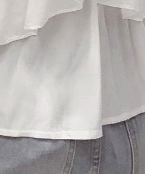 SPIGA（スピーガ）の「フリルギャザーＢＬ（シャツ/ブラウス・レディース・ホワイト/ブラック/ベージュ・ﾌﾘ-）」の20枚目の写真