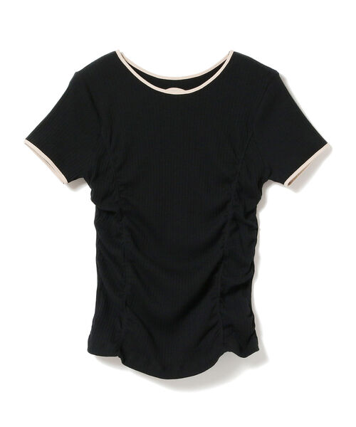 Ray BEAMS（レイビームス）の「Ray BEAMS / バックホール ギャザー Tシャツ（Tシャツ/カットソー・レディース・ブラック/オレンジ/ナチュラル・ONE SIZE）」の17枚目の写真