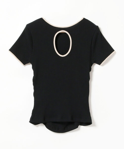 Ray BEAMS（レイビームス）の「Ray BEAMS / バックホール ギャザー Tシャツ（Tシャツ/カットソー・レディース・ブラック/オレンジ/ナチュラル・ONE SIZE）」の18枚目の写真