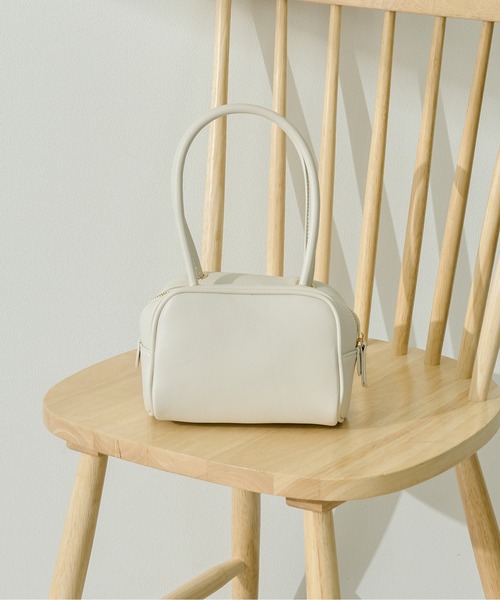 Ambre Neige(アンブルネージュ)の「ボストンバック/【WEB/EC限定商品】(ハンドバッグ・レディース・ホワイト/ベージュ/イエロー・FREE)」の13枚目の写真