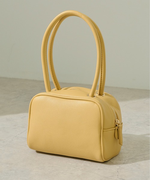 Ambre Neige(アンブルネージュ)の「ボストンバック/【WEB/EC限定商品】(ハンドバッグ・レディース・ホワイト/ベージュ/イエロー・FREE)」の12枚目の写真