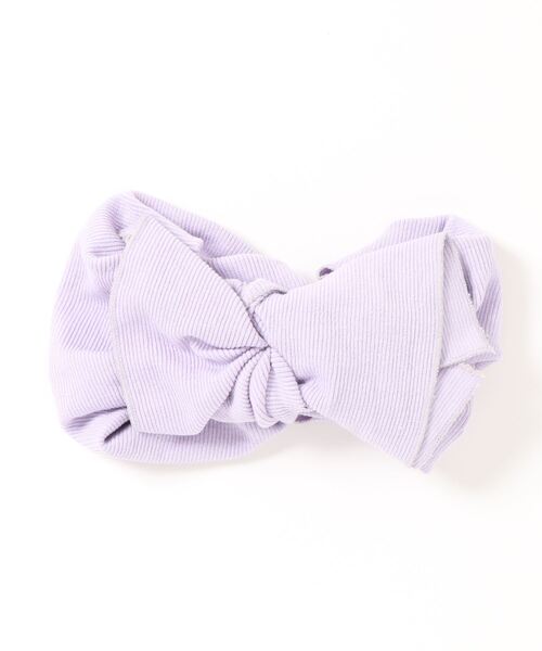 GLORY（グローリー）の「【 GLORY / グローリー 】　キッズ リボン リブ ターバン / Kids（ヘアバンド・キッズ・カーキ/ブルー/ブラウン/ピンク/ホワイト/ブラック/グリーン/パープル/ダークグレー/ライトグレー/イエロー・FREE）」の9枚目の写真