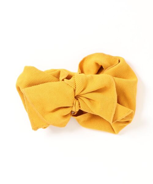 GLORY（グローリー）の「【 GLORY / グローリー 】　キッズ リボン リブ ターバン / Kids（ヘアバンド・キッズ・カーキ/ブルー/ブラウン/ピンク/ホワイト/ブラック/グリーン/パープル/ダークグレー/ライトグレー/イエロー・FREE）」の10枚目の写真