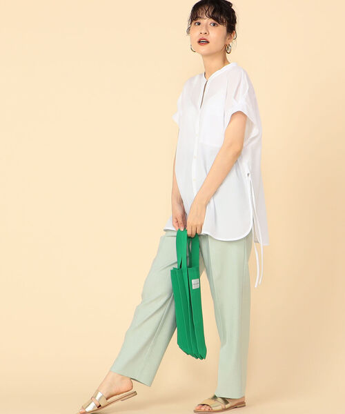 NOLLEY’S(ノーリーズ)の「サイドリボンシャツ(シャツ/ブラウス・レディース・ホワイト/サックスブルー/ホワイト系その他4・36/38)」の19枚目の写真