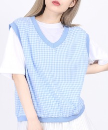 WC | 千鳥柄サマーベスト(ベスト)