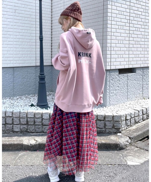 MILKFED.(ミルクフェド)の「LOGO CABLE KNIT CAP(ニットキャップ/ビーニー・レディース・ブラック/ブラウン/グレー/ベージュ/レッド・ONE SIZE)」の18枚目の写真