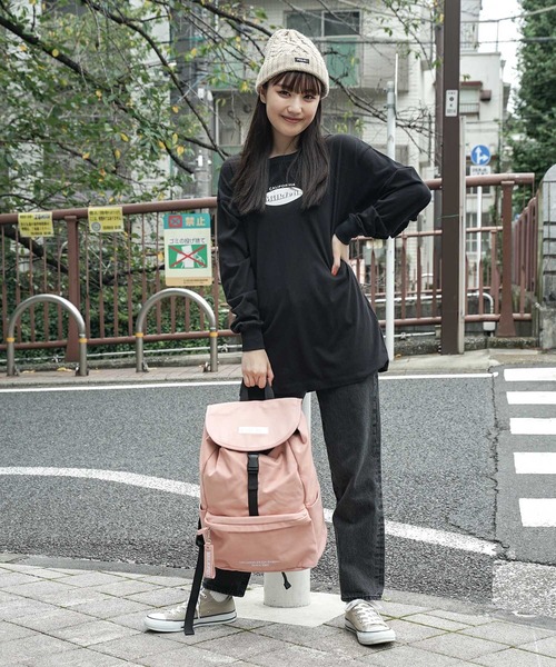 MILKFED.(ミルクフェド)の「LOGO CABLE KNIT CAP(ニットキャップ/ビーニー・レディース・ブラック/ブラウン/グレー/ベージュ/レッド・ONE SIZE)」の9枚目の写真