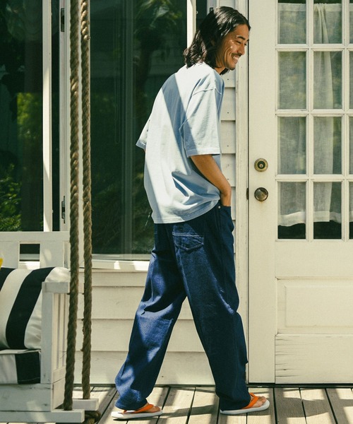 BAYFLOW（ベイフロー）の「DENIM TAPERED（デニムパンツ・メンズ・ブルー/ネイビー・MEDIUM/LARGE）」の4枚目の写真