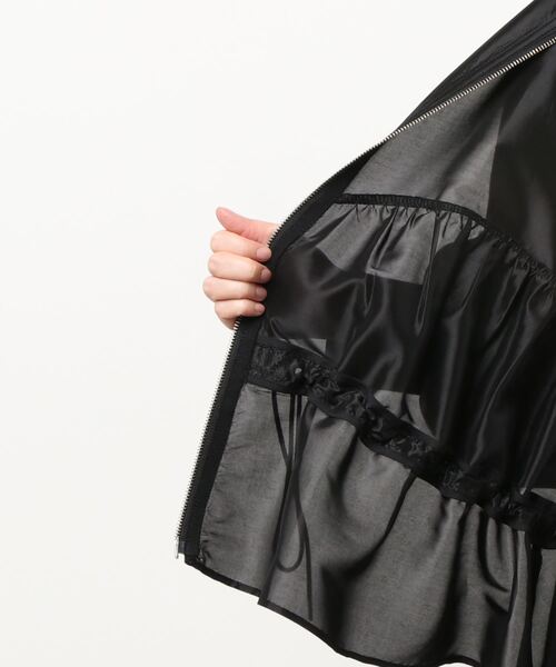 margaux（マルゴー）の「【MARGAUX】organdy zipup JK（その他アウター・レディース・ブラック・FREE）」の4枚目の写真
