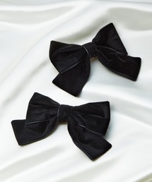 Romansual | Romansual/ベロアリボンクリップセット(バレッタ/ヘアクリップ)