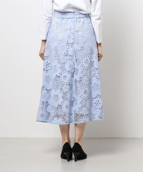 FEERICHELU(フェリーシェル)の「スカート フラワーレース New FEERICHELU(スカート・レディース・ベージュ/ネイビー/ブルー・M/S)」の10枚目の写真