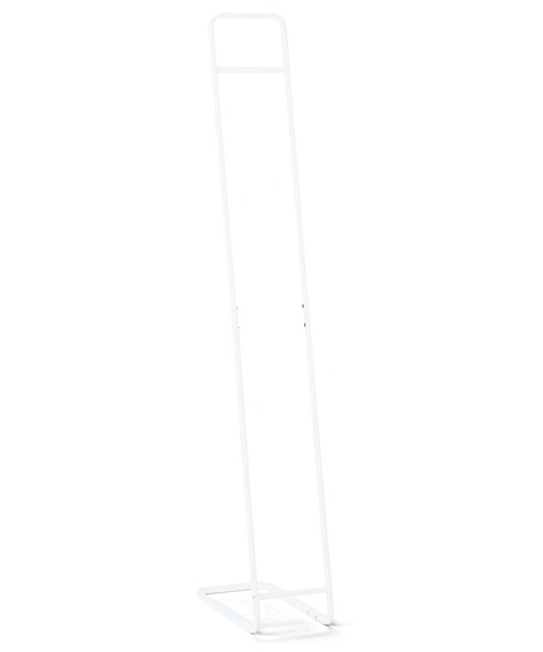 USEDo(ユーズド)の「幅たったの22cm!シンプルスチールのスーパースリムコートラック(家具・レディース・ホワイト/ブラック・ONE SIZE)」の6枚目の写真