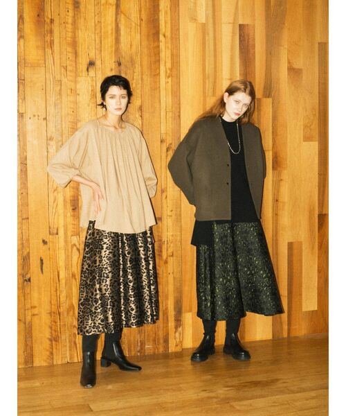 ELENDEEK（エレンディーク）の「ジャガードタックボリュームスカート（スカート・レディース・その他1/その他2・01/02）」の19枚目の写真